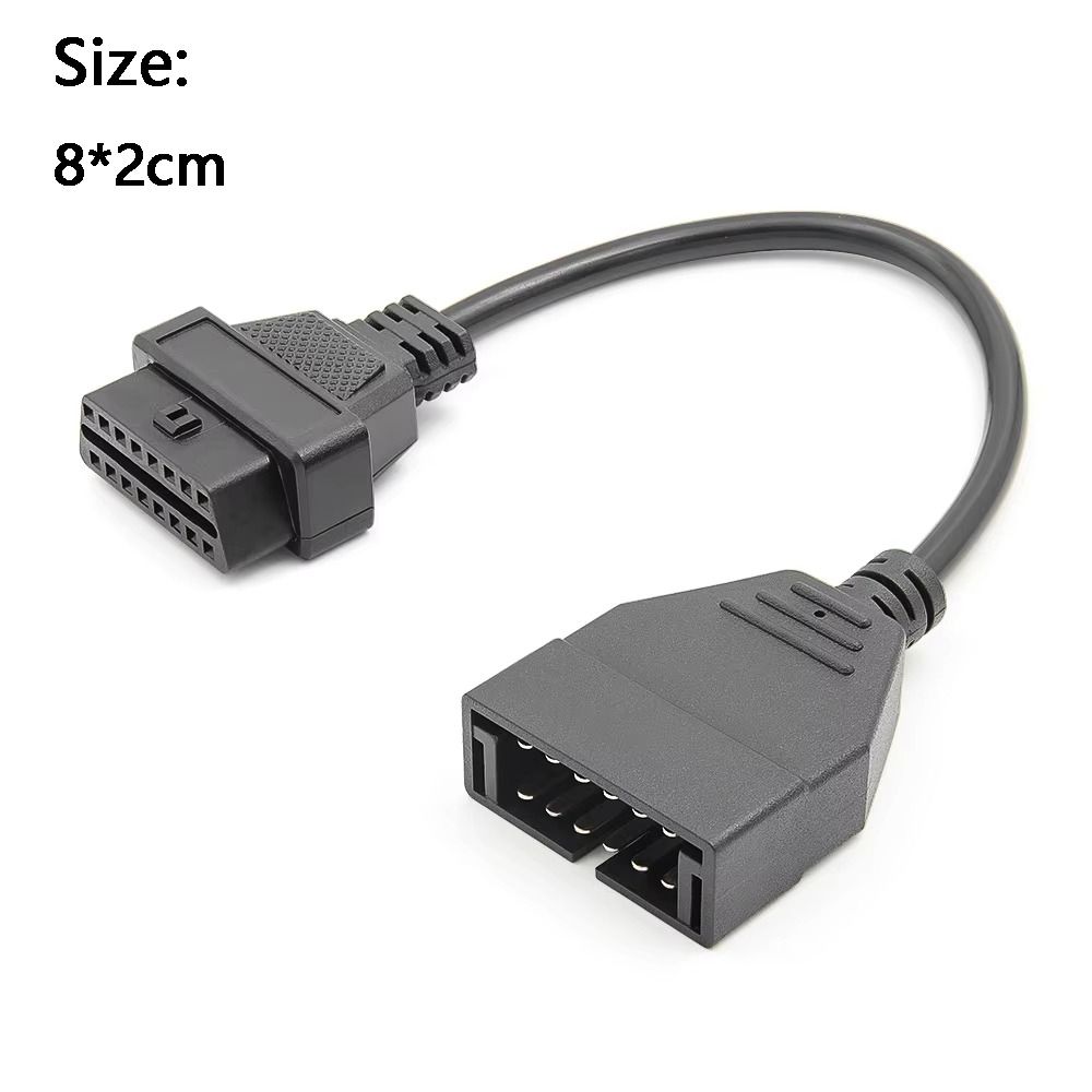 Plastic OBD to OBD2 Adapter Black Car Diagnostic Tool New 16Pin Connector  Car Repair