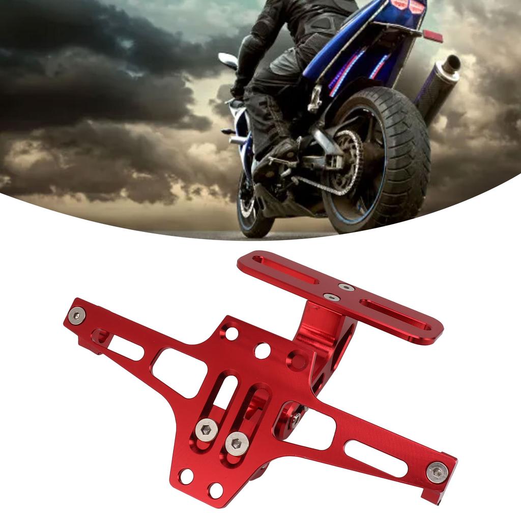 Motorcycle License Plate Bracket CNC Aluminium Alloy Motorcycle License Plate Holder