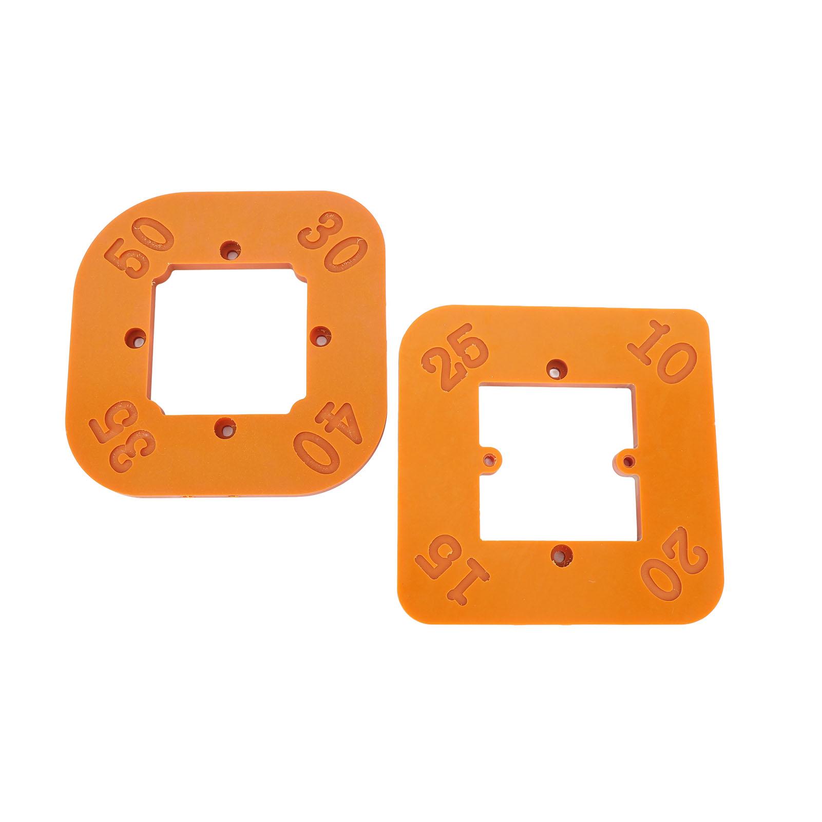 

Round Corner Template R10R25 R30R50 Engineering Plastic Router Table Corner Radius Jig with 2