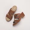 Cool slippers women wear wedge heel thick sole one-word drag summer soft sole non-slip fashion shoes