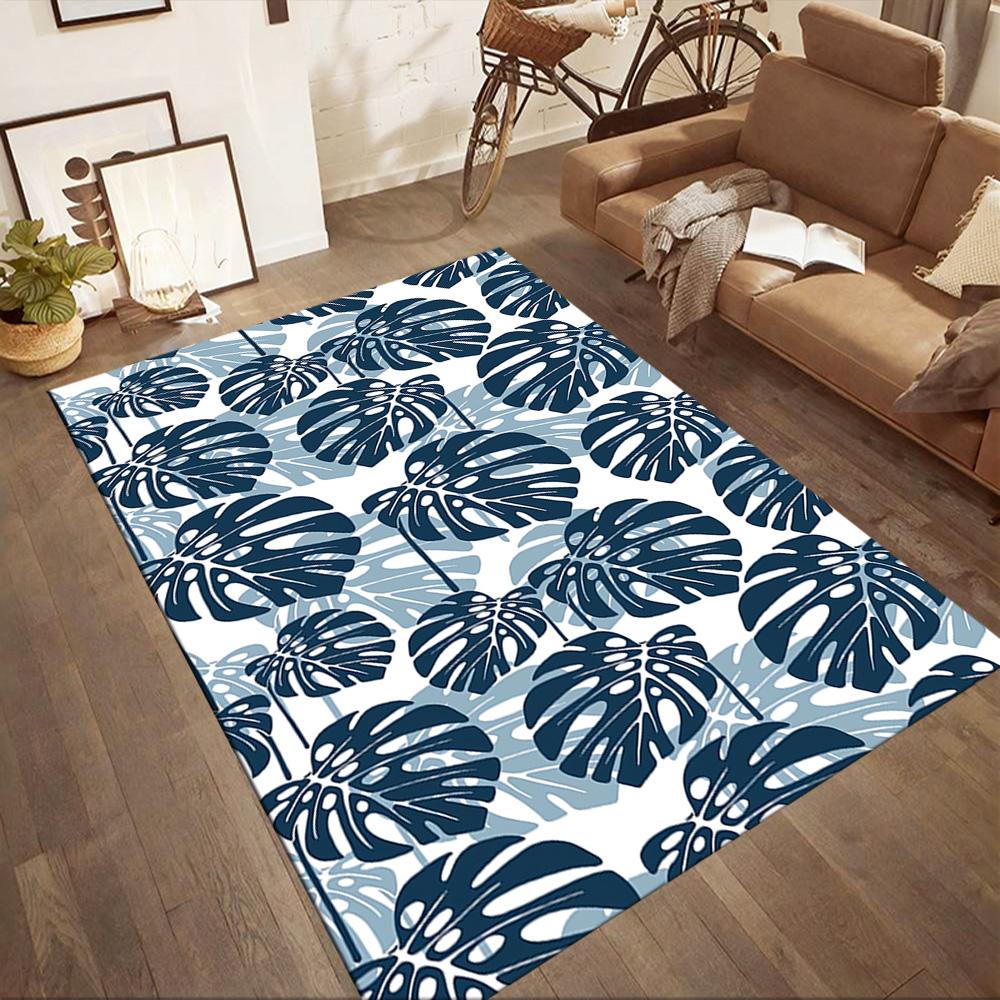 Tropical Floral Paradise Floor Mats for Living Room, Bedroom and Room Decoration Are Suitable for Gifts.