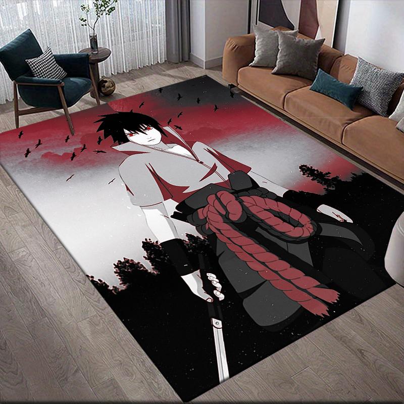 Uchiha Sasuke Area Rug, Naruto Fan Soft Carpet, Ideal Gift.chl