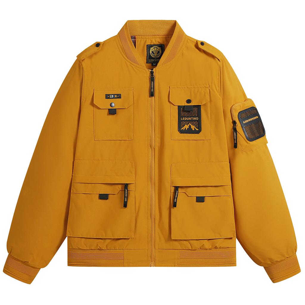 New Multi-pocket Jacket Men's Outdoor Military Workwear Large-size Men's Jacket Jacket