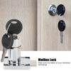 3pcs Zinc Alloy Cabinet Lock Durable Cam Lock Security Drawer Lock  Office