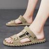 Fashion 2025 New Fashion Casual Slippers Summer Anti Slip Outdoor Walking Shoes Breathable Soft Bottom Men Slippers Beach San