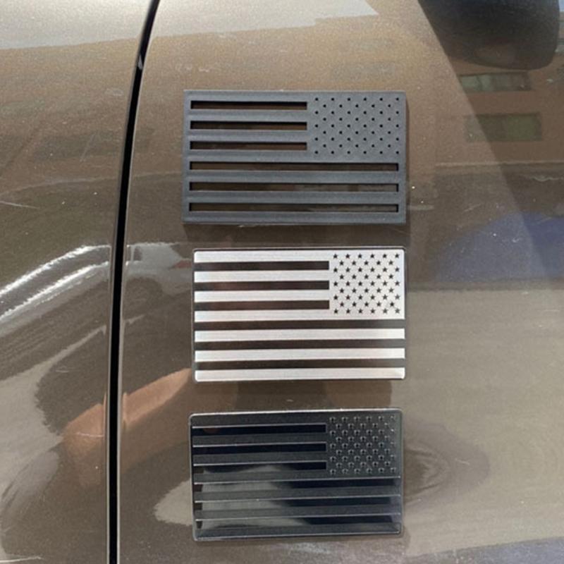 Creative USA American Flag Motorcycle Stickers Metal Automobile Outside Decals for Home Auto Exterior Decor Party Fa
