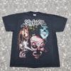 Vintage Slipknot Mask T-shirt Herr Dam T-shirts Topp OVP Enkel Söm Band T-shirt