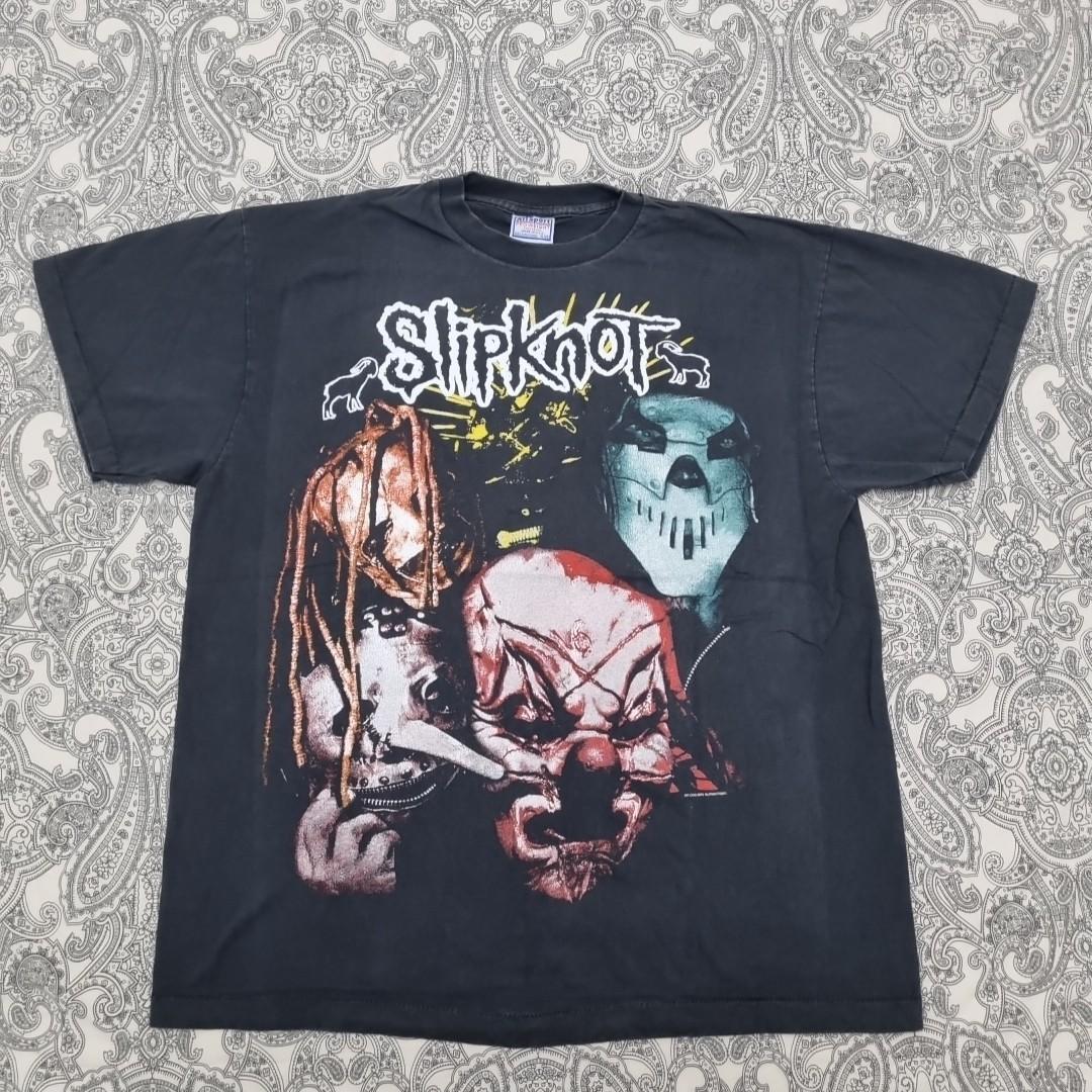 Vintage Slipknot Mask T Shirt Mens Womens Tees Top OVP Single Stitch Band Tee M