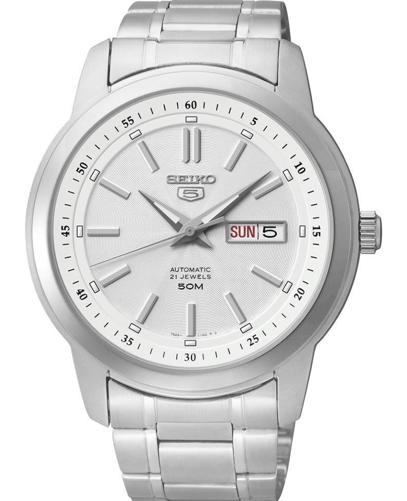 

Seiko 5 Automatic Analog Day & Date Men’s Watch SNKM83J1 білий