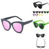 High-quality Women Lady Retro Cat Eye Sunglasses Square Frame Eyeglass Shades
