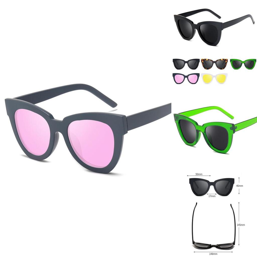 High-quality Women Lady Retro Cat Eye Sunglasses Square Frame Eyeglass Shades