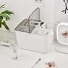 Plastic Storage Box 2 Tier Compartment Multifunctional Makeup Cosmetic Tolietry