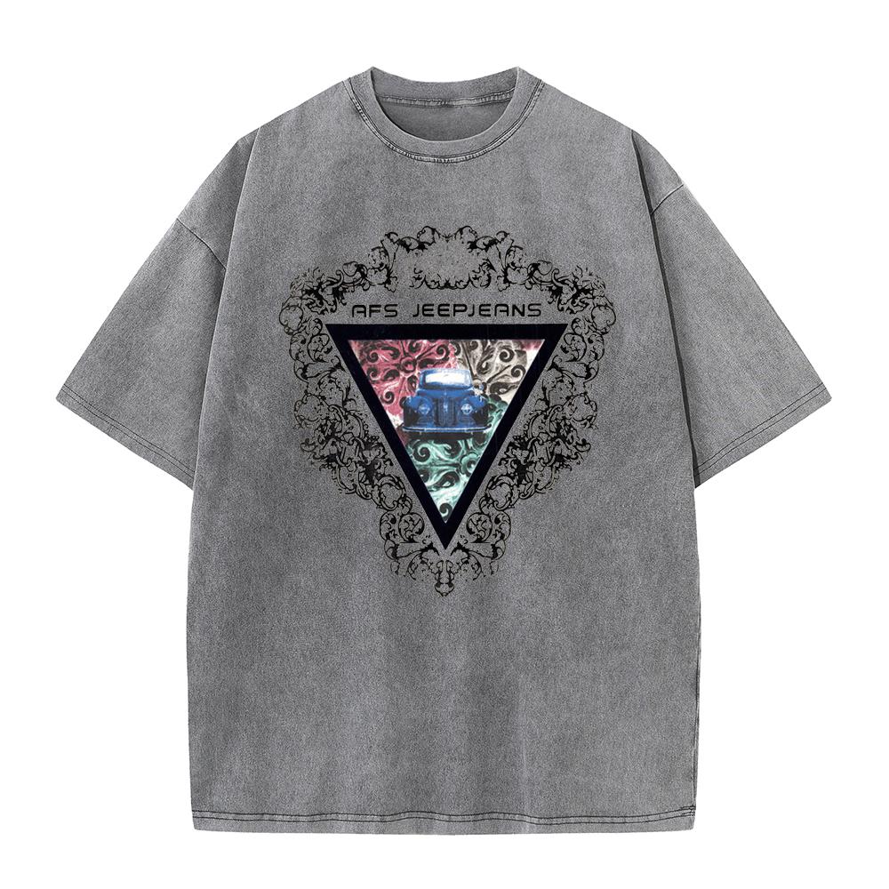 100% bavlna 230 g/m² seprané staré řemeslo oversized tričko velké velikosti s výstřihem do O Pánské triko cool trička ženy trička topy