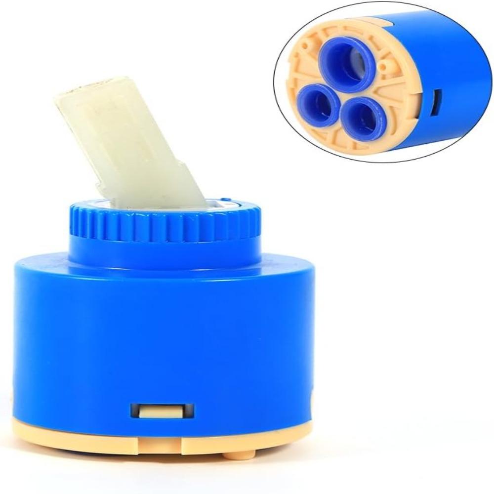 40mm Size Ceramic Cartridge 3 Holes Ceramic Disc Cartridge Faucet Valve Single Handle Faucet