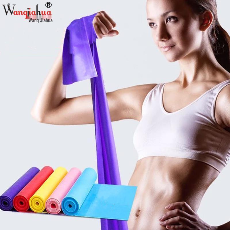 Elastic Yoga Resistance Band for Men and Women: Latex Stretching and Strength Training Bands