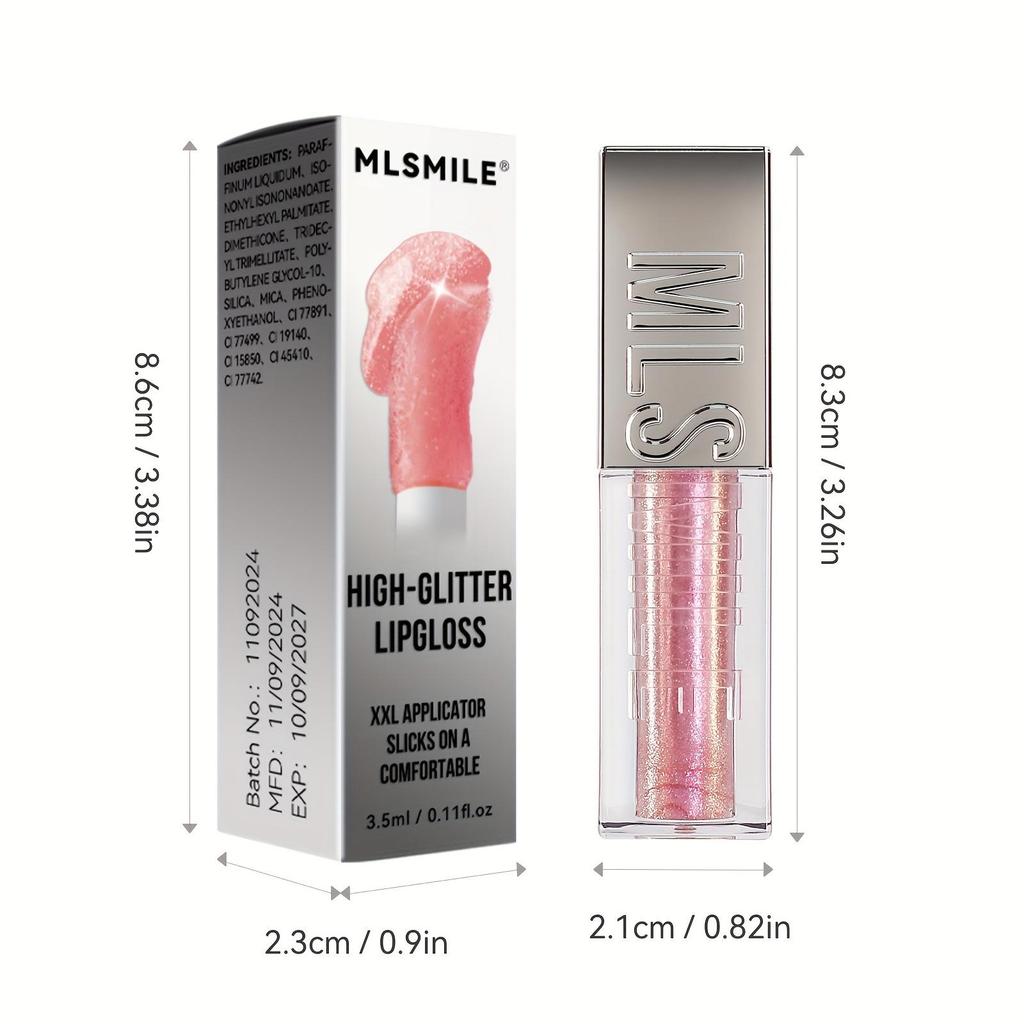 Błyszczyk do ust Sparkling Diamond Lip Gloss 6 kolorów Nawilżająca, nieklejąca formuła Płynna szminka Makijaż ust Idealny na przyjęcia świąteczne i prezenty