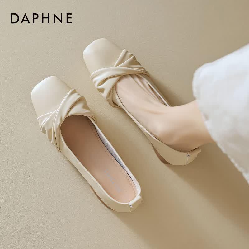 Daphne Women s Low Heel Slip-on Mary Jane Flats 35