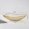 Metal Fruit Basket Nordic Wire Storage Bowl Countertop Organizer Kitchen Living Room Home Decor Fruit Plate