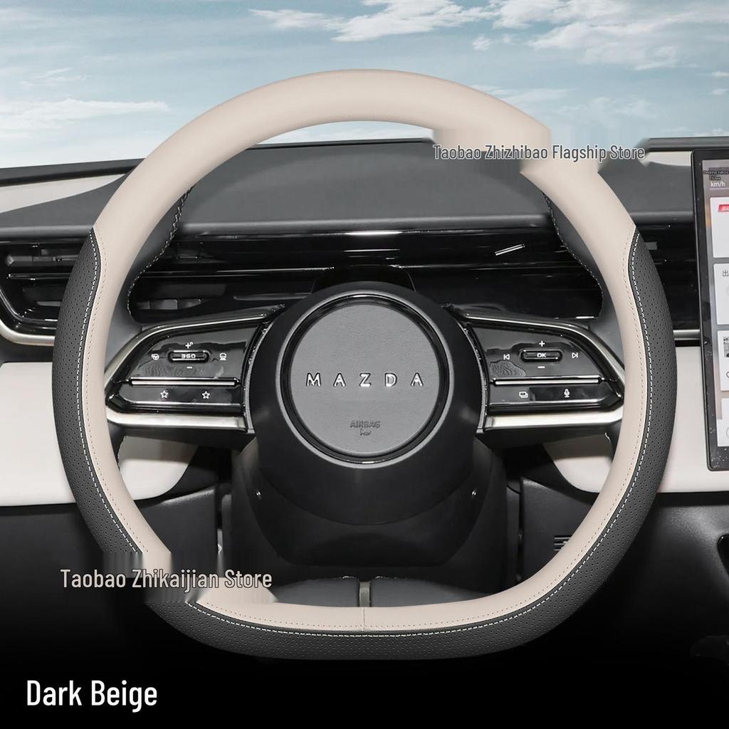 2025 Mazda EZ60 Steering Wheel Cover: Ultra-Thin, Non-Slip, Sweat-Absorbent, All-Season Car Interior Decoration