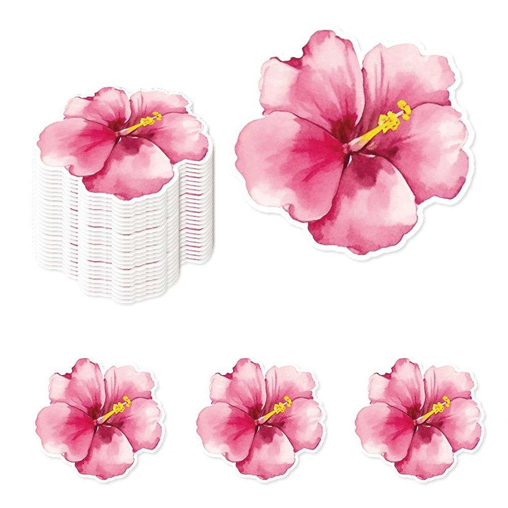 

25pcs Paper Disposable Placemats Set Cartoon Cup Mat Atmosphere Decoration Meal Mat Birthday Party розовый