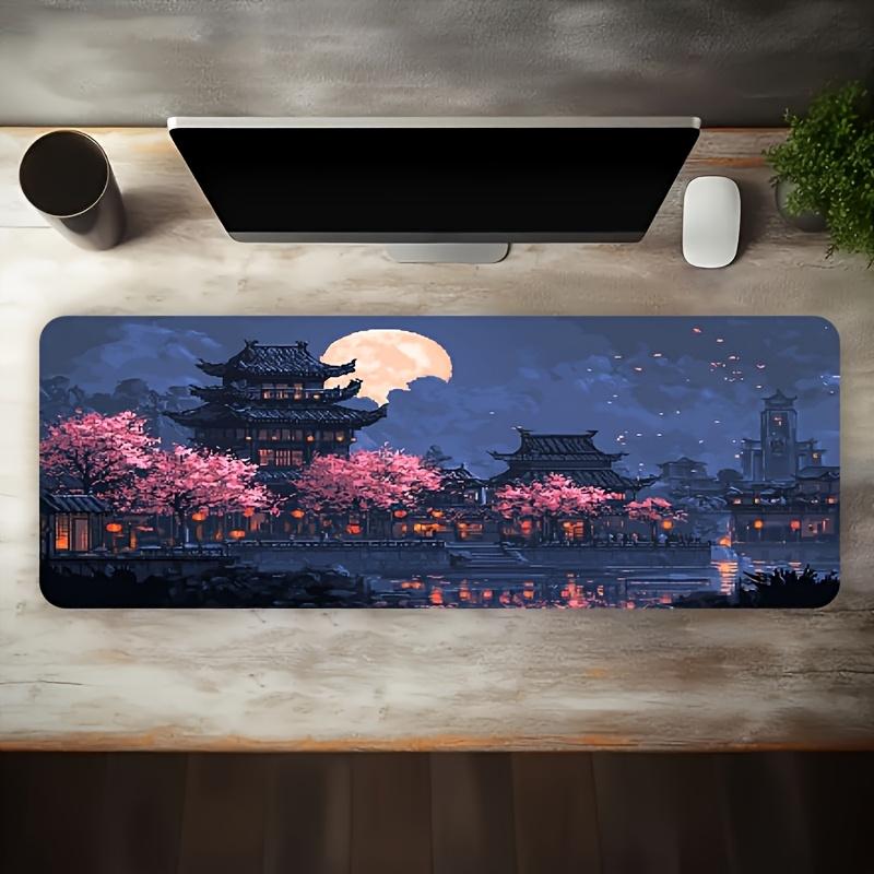 Classic Cloth Mouse Pad Rectangular Desk Mat Non Slip Rubber Base Computer Laptop Office Mouse Mat Desk Pad 800x300x2mm