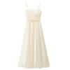 Women's 2024 French White Spaghetti Strap Slimming Evening Dress