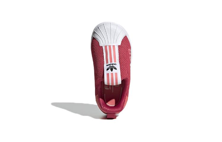 adidas Originals Superstar 360 X Fabric Comfortable Abrasion Resistant Low Top Skateboard Shoes Watermelon Red FX4919