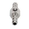 T Fitting Adapter 304 Stainless Steel Rubber High Performance For Fuel Pressure Gauge Or Sensor
