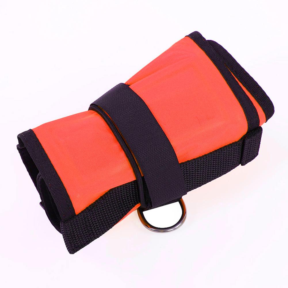 Inflatable Scuba Diving SMB Surface Signal Marker Buoy Accessory(Fluorescence Orange, 1.2m)
