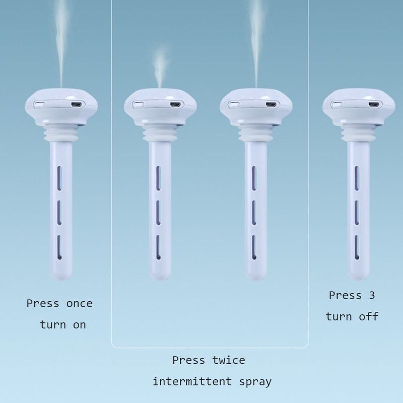 Portable Ultrasonic USB Air Humidifier ABS LED Lamp Car Purifier Anion Aroma Essential Oil Diffuser Home