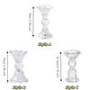 High Footed French Transparent Candle Holder Vintage Tabletop Candle Holder  Dining Room