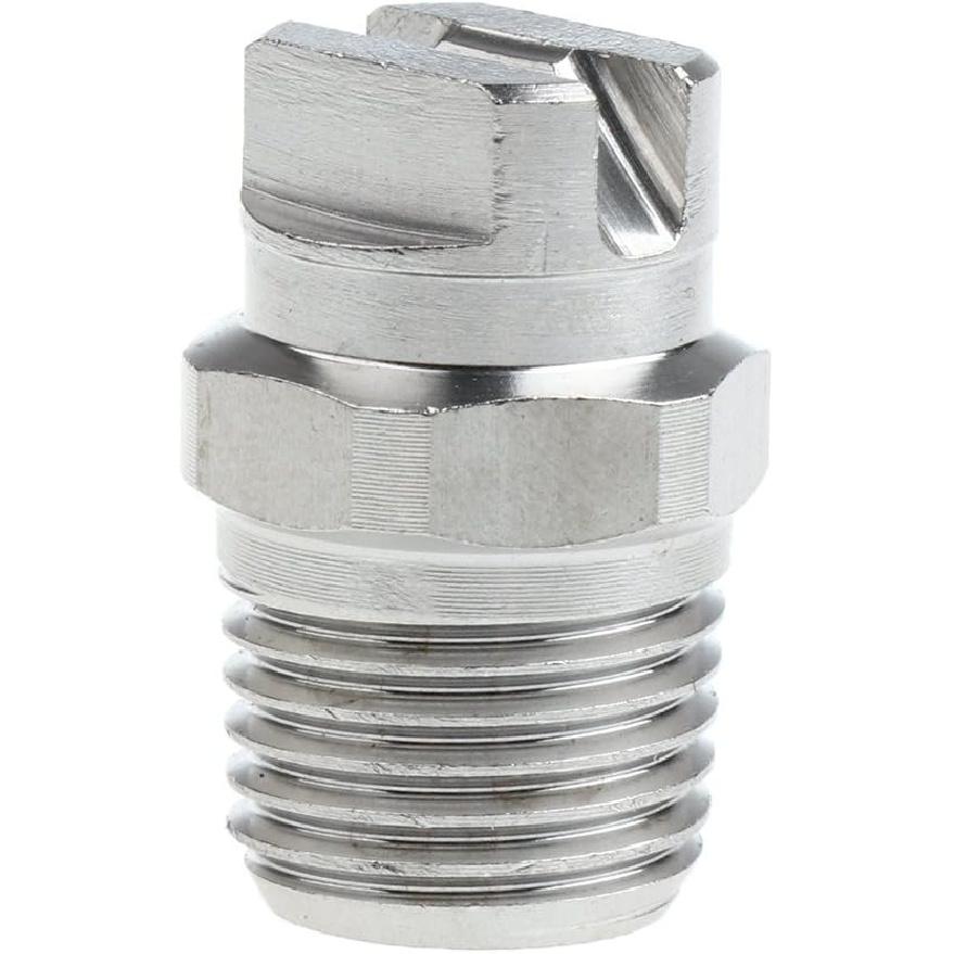 Baosity 5 Pieces 1/4 Inch High Pressure Washer Spray Fan Nozzle Tip 65 Degree Stainless Easy To Install