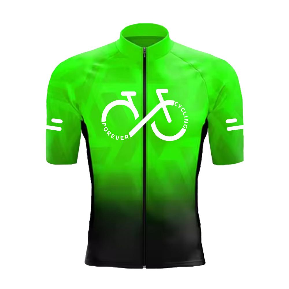 

Summer Breathable Cycling Suit Set 2026 Ciclismo Men s Short Sleeve Bicycle Cycling Clothing Gradient Color Breathable MTB Bike Wear XS