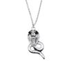 Snake Charm Necklace Dragon Minimalist Serpent Pendant For Women Grunge Aesthetic Jewelry 43cm Chain
