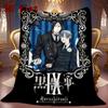 Black Butler 2D Flat Pattern Flannel Blanket High Quality All Seasons Warmth and Comfort Perfect for Christmas Gifts.NMT0928341