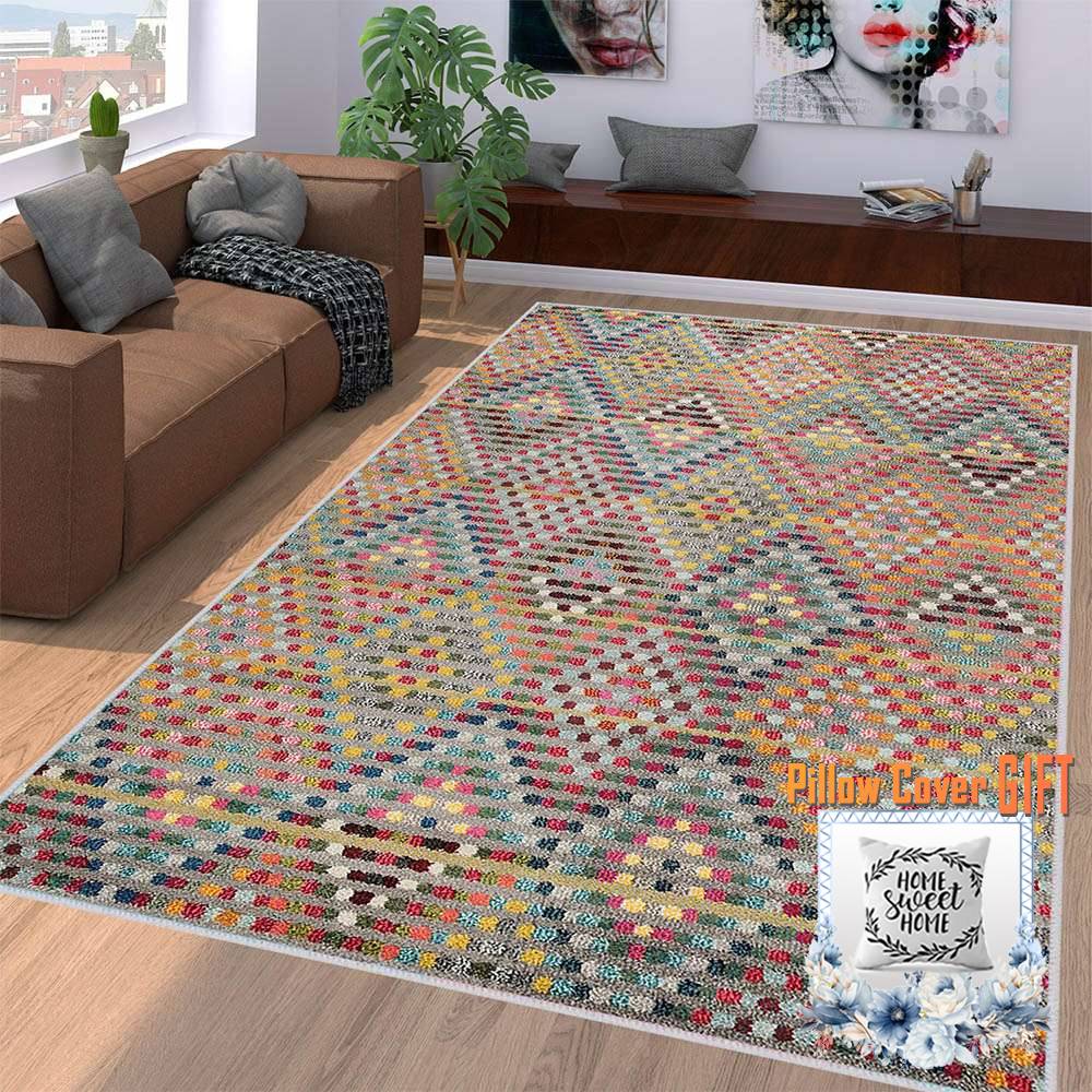 Mosimoso Home RC111 Ковер с принтом на подошве в горошек