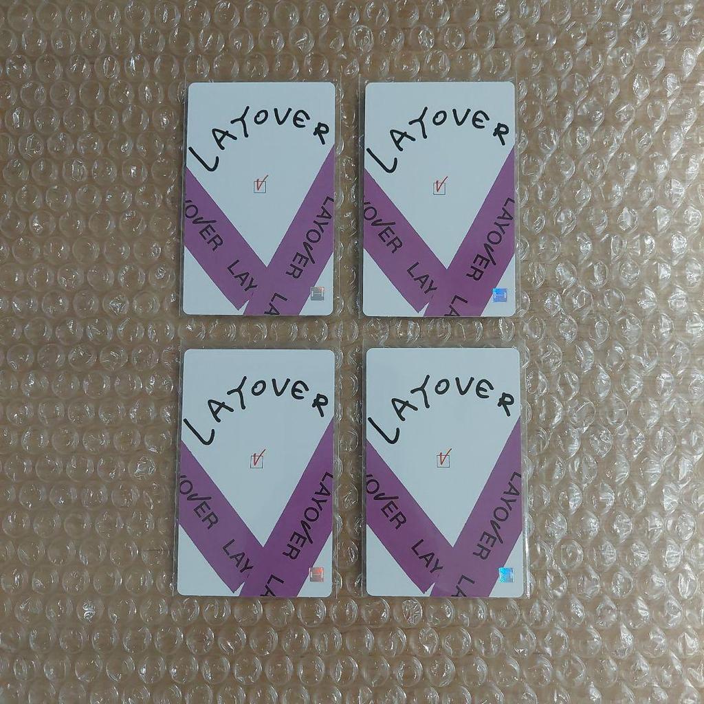 [USED] BTS Layover Power Steering Korean Trading Card V Official
