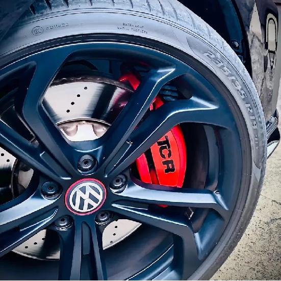 6pcs/set 3 sizes Custom Car Caliper Sticker Decals for VW Golf 7 GTI TCR  Heat Resistant