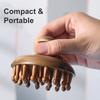 Wood Therapy Massage Comb Multi-Functional Scalp Head Massager Natural Sandalwood Circular Tooth Guasha Scraping Body Massager