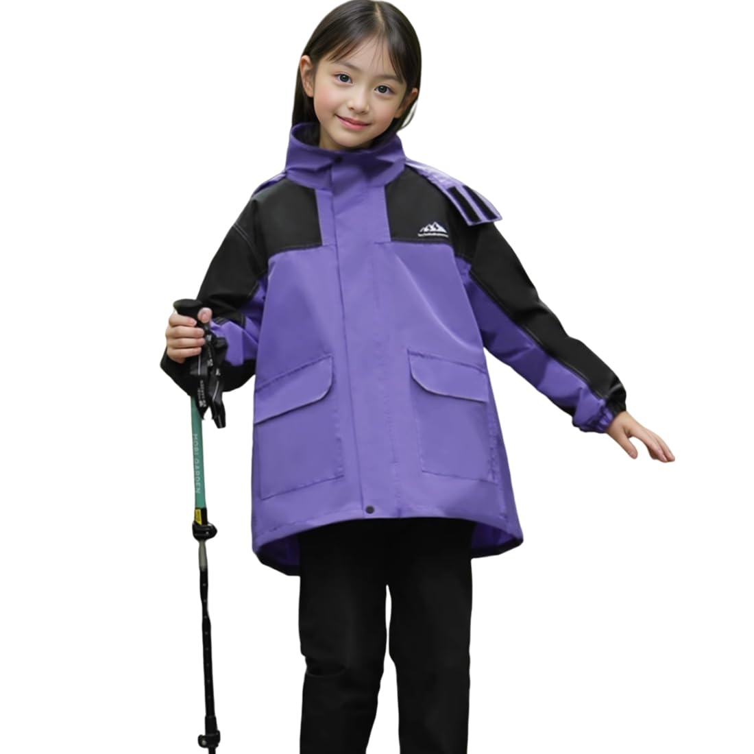 

sunyhom Плащ для девочек и Идеально подходит для школы, кемпинга и Подходит для и Школьный вход Водонепроницаемый и с местом для хранения для начальной и средней школы