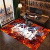 West Ham United Voetbal Print Kristal Fluweel Tapijt, Comfortabel Waterabsorberend Antislip Binnen Vloerkleed
