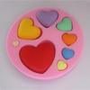 Loving Heart Shape Silicone Fondant Mold DIY Colorful Sweet Heart Chocolate Candy Paste Cake Decorating Tool Mold