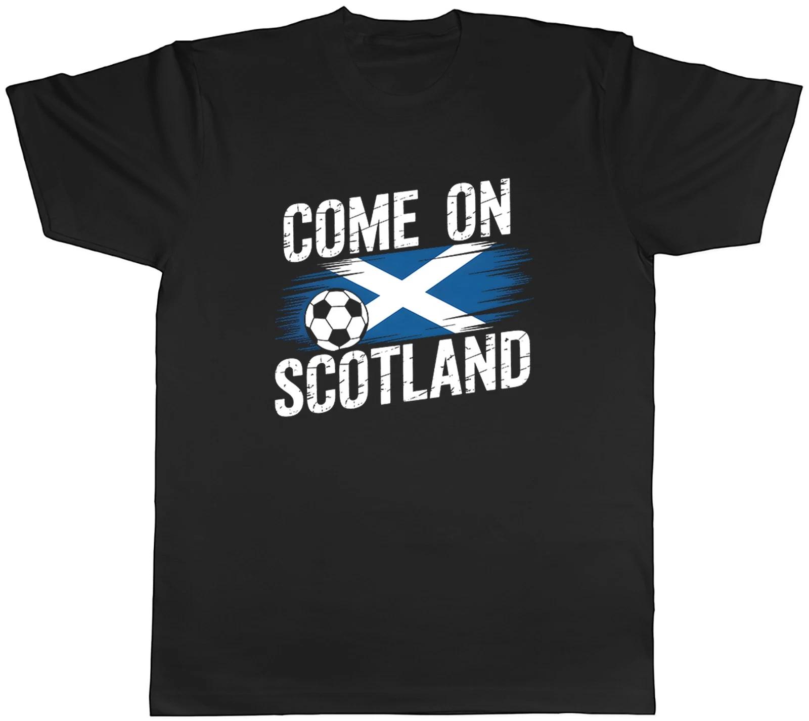 Come on Scotland Supporter Football Fan Mens T-Shirt Tee Gift Top XS