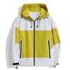 Men's and Women's Autumn and Winter Thin Hooded Jackets, Contrasting Color Youth Group Clothes, Outdoor Camping Windproof Jackets, Men's