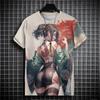 Summer Samurai Tattoo Graphic T-Shirts 3D Print Men's Short Sleeve T Shirt Hip Hop Oversized Y2K Harajuku Tees Tops Kid Clothing
