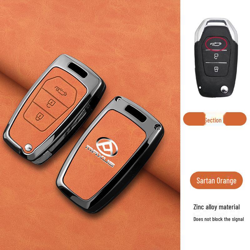 Capa de Chave SAIC Maxus D90 para Carro Maxus G50 2019 Feminino, Carcaça de Metal de Alta Qualidade com Fivela.