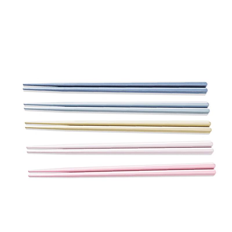 Chui Da Huang 5-Pair Antibacterial Alloy Chopsticks