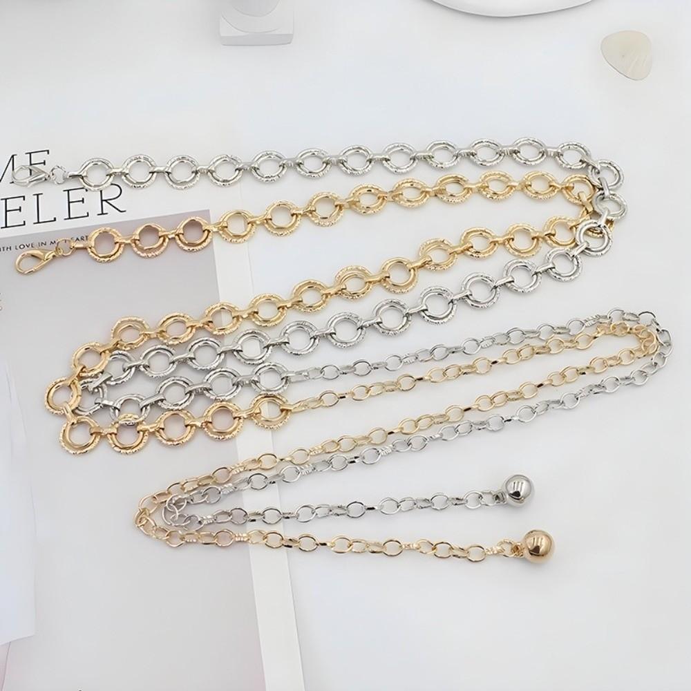 Adjustable Waist Belt Metal Women Skirt Corset Fashion Crystal Waist Chain  Waist Chain Accessories