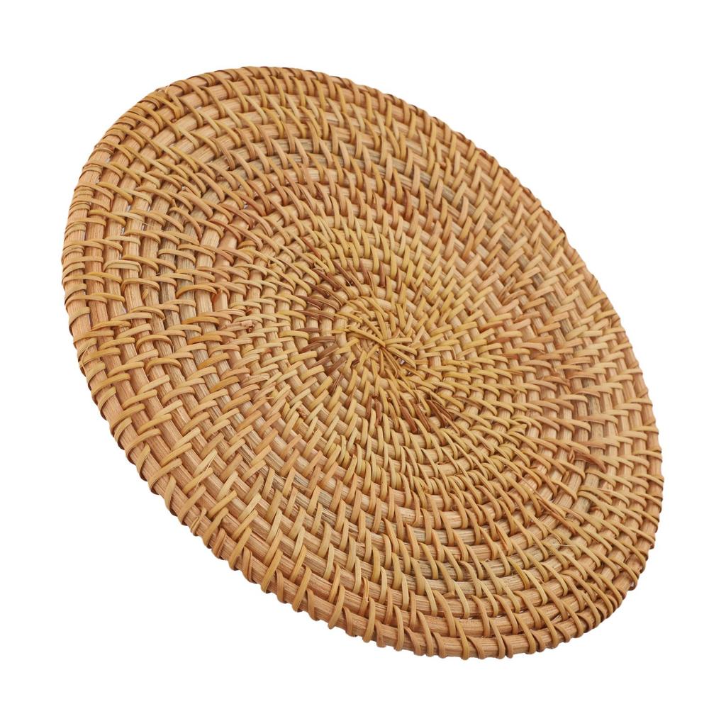 Insulation Pads Rattan Coasters Environmentally Friendly