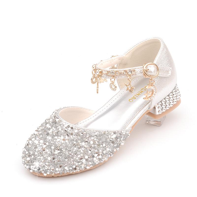 

Повседневные туфли принцессы на высоком каблуке для девочек 27